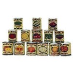 &amp;sect; Sale .30&amp;cent; Off - Dollhouse Vintage Fruit or Vegetable Can