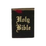 Dollhouse Miniature Holy Bible