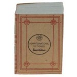 (*) Dollhouse Vintage Webster Dictionary