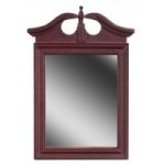 &amp;sect; Sale $2 Off - Dollhouse Mahogany Colonial Mirror