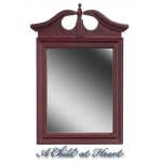 &amp;sect; Sale $2 Off - Dollhouse Mahogany Colonial Mirror