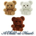 (&amp;sect;) Sale .50&amp;cent; Off - Dollhouse Fuzzy Teddies- Choice of Color -