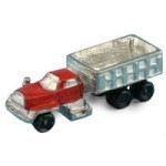 (*) Dollhouse Toy Dirt Hauling Truck