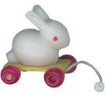 Dollhouse Bunny Pull Toy