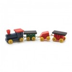 Dollhouse Miniature Wooden Train Set