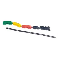 (*) Dollhouse Miniature Toy Train Set - 9/pcs - Product Image
