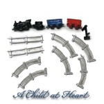 Dollhouse Miniature Train Set