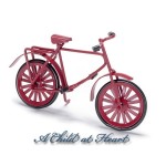 Dollhouse Miniature Bicycle - Red