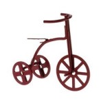 Dollhouse Red Tricycle