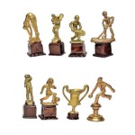 Dollhouse Miniature Trophies- Choice of Style &amp; Finish -