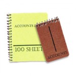 (*) Dollhouse Accounting Ledger &amp; Pad