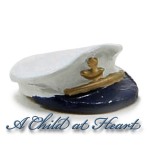 (*) Dollhouse Captains Hat - Unfinished