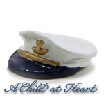 (*) Dollhouse Captains Hat - Unfinished