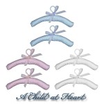 &amp;sect; Sale $2 Off - Dollhouse Set of Padded Hangers