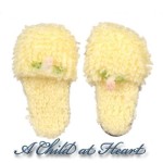 Dollhouse Lady's Rose Slippers