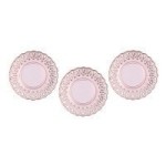 Dollhouse 3 pc Lace Edged Plates