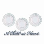 Dollhouse 3 pc Lace Edged Plates