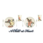 Dollhouse Children's Circus Dish Set