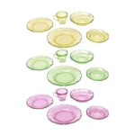 (*) 5 pc Depression Dinnerware Set