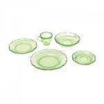 (*) 5 pc Depression Dinnerware Set