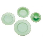(*) 5 pc Depression Dinnerware Set