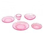 (*) 5 pc Depression Dinnerware Set
