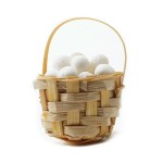 Dollhouse Basket filled with Eggs
