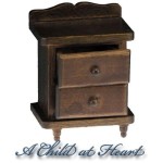 Dollhouse Antique Style Night Stand