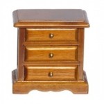 (&amp;sect;) Sale $2 Off - Walnut Night Stand w/Brass Knobs