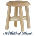 Dollhouse Child's Stool- Choice of Finish -