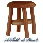 Dollhouse Child's Stool- Choice of Finish -