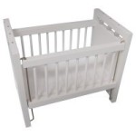 Dollhouse White Crib