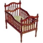 (*) Victorian Dollhouse Crib