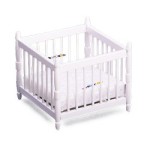 White Dollhouse Playpen