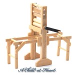 (*) Dollhouse Mangle with Tub Stands