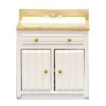 (&amp;sect;) Sale $2 Off - Oak &amp; White Ribbed Front Sink