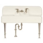 (*) Dollhouse White Porcelain Sink