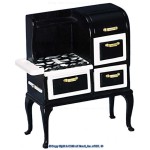 (*) Dollhouse 20's Stove- Choice of Color -