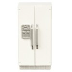 (*) Dollhouse White Refrigerator with Dispenser