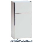 Dollhouse Refrigerator w/ Metal Bins