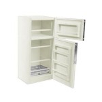 Dollhouse Refrigerator w/ Metal Bins