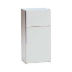 Dollhouse Refrigerator w/ Metal Bins