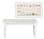 Dollhouse Tile Top Table- Choice of Finish -