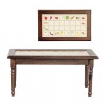 Dollhouse Tile Top Table- Choice of Finish -