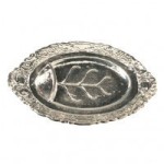 Dollhouse Well &amp; Tree Silver Tray Don't Delete