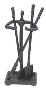 Dollhouse 4 pc Fireplace Tool Set