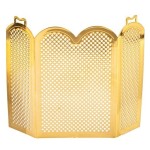 Disc $2 Off - Dollhouse Arched Fire Screen - Brass