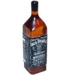 (*) Dollhouse Jack Daniels Whiskey Bottle