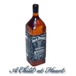 (*) Dollhouse Jack Daniels Whiskey Bottle
