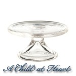 (&amp;sect;) Disc .60&amp;cent; Off - Dollhouse Glass Cake Stand